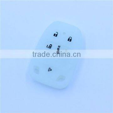 Silicone Remote Fob Keys Bags 5 Buttons With 3 Hole Silicone Car Key Case for Honda photo-3