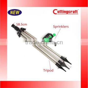 Telescopic Tripod Impulse Sprinkler Base Pulsating Watering Lawn Yard Garden New photo-3