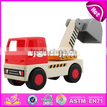 Wholesale cheap wooden digger toys for toddlers funny wooden digger toys for toddlers W04A059