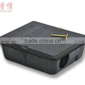 Galvanized Steel Tamper-Resistant Rodent Bait Station With Black Powder Coat SX-5011 photo-4