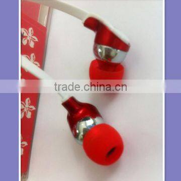 Flat wire type Stereo Earphone SUPER BASS MP3 MP4 Headphone earphone