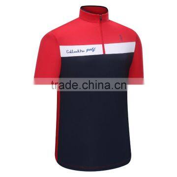 Custom High quality mens dri fit hemp golf shirts wholesale