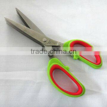 Hot Sell Chopped Green Onion Five Blade Scissors/stainless Steel Household Scissors photo-2
