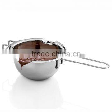 Cooking pot Stainless Steel stew pot for Food Catering Supply chocolate catering pots