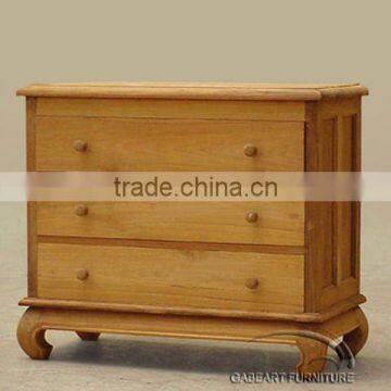 3 STRAIGHT DRAWERS OPIUM CHEST