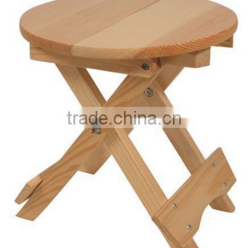 wooden folding chairs,round wooden stool outdoor