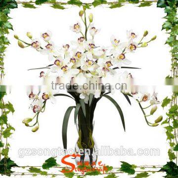 Fabric Flowers Wholesale Artificial Flowers Orchid Real Touch Flowers for Wedding Decoration photo-3