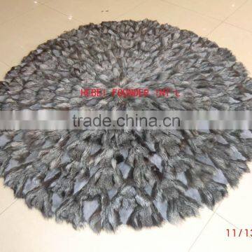 Luxury Geniue Fox Fur Carpet