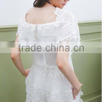 Latest Design Summer Beach Dress Women Fashion Crochet Dress photo-3
