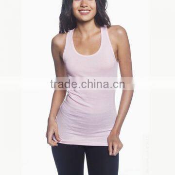 OEM 95% cotton 5% spandex rib wholesale plain loose tank top