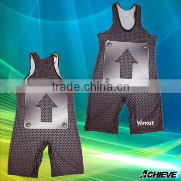 spandex cheap lycra wrestling singlet suit custom design