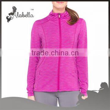 Ladies Jacket Coat Women Clothes for Wholesale Cheap Spacedye Fabric photo-2