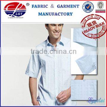 men's short sleeve fashion shirt(65%cotton,35%polyester)