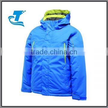 winter outdoor windproof waterproof stylish hoodie boy's ski jacket