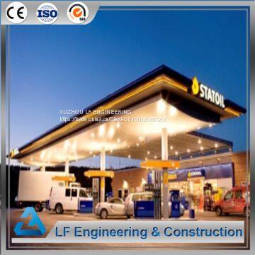 Chinese Supplier Prefabricated Steel Construction Petrol Station photo-2