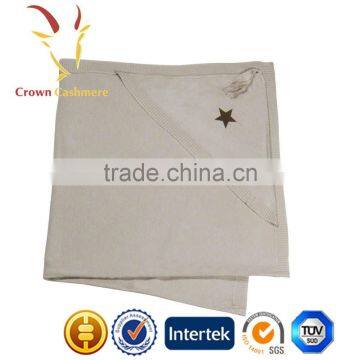 Knitted Baby Intarisa Star Blanket Wholesale With Fringe photo-3