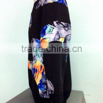 2016 New Design Plain Korean Fashion Men's Pullover Matching Varisty Hoodies in High Quality Windbreaker Clothing photo-3