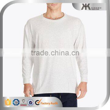 Men's Solid Color Blank Design Casual Long Sleeves Tshirt Tops