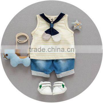 S17126A Summer New Children Shorts Kid Denim Shorts photo-4