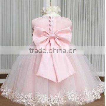 Walson Princess Dress Pink Color Cotton Lace Dress Latest Children photo-4