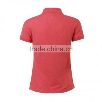 Hot Sale Custom New Design Collar Blank Plain Polo T Shirts For Women photo-4