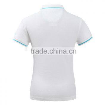Hot Sale Custom New Design Collar Blank Plain Polo T Shirts For Women photo-6