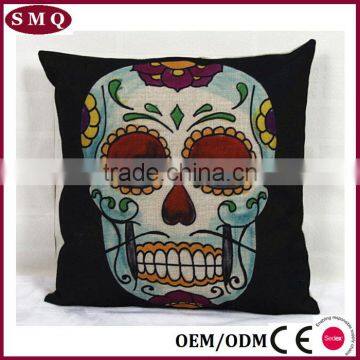 Design Backrest Skull Cuddle Pillow Cover photo-2