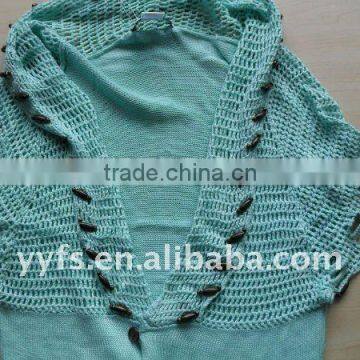 fashion crochet sweater, lady's