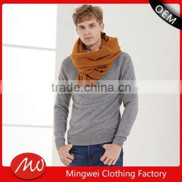 Hot sale lowest china price fashion men thick cashmere wool pullover sweater