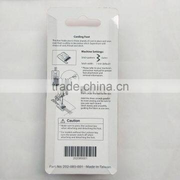 Janome 3-Way Cording Foot For 9mm Max Stitch Width Machines 202085001 photo-2