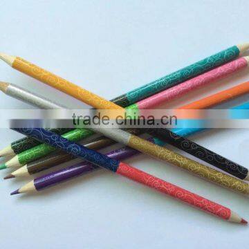 Promotional Hot Selling Double Heads Customized Multi Leads Rainbow Color Drawing Art Pencil photo-2