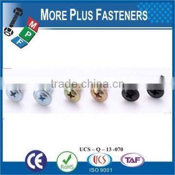 Made in Taiwan Carbon Steel Wafer Head Self Drilling Screw TEK Screw for Roofing Screw photo-3