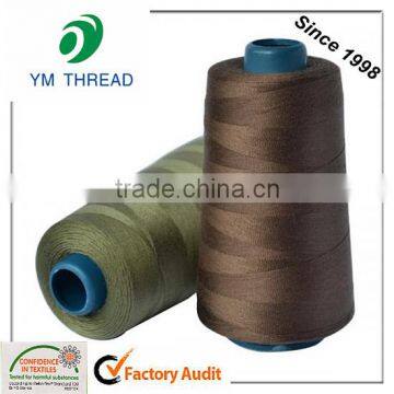 Customized 100% Spun Polyester Sewing Thread 20/3 for Hair Weaving photo-2