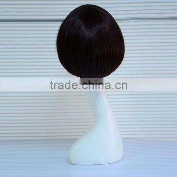 High Quality 2016 New Fashion Pink Wavy Short Bob Wig For Female Model photo-2