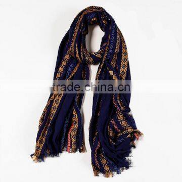 New Women Fashion Jacquard Scarf Lady Soft Winter Autumn Ethnic Scarves Shawl