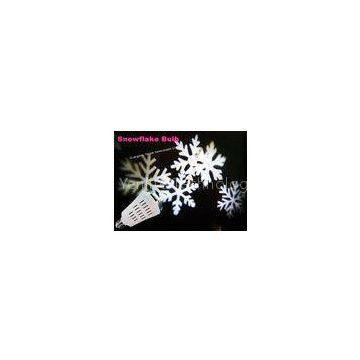 White Snowflake Bulb , Waterproof Effect Lights For Christmas Party