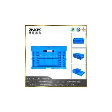 wholesale plastic material folding crates for logistics