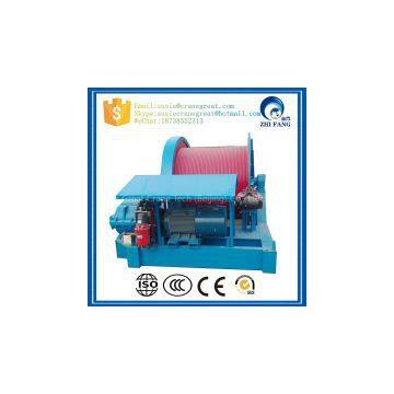 Big Capacity Single Drum Electric winch with Rain Cover