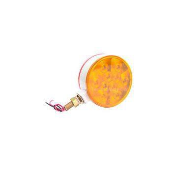 4 Inch Round Double Face Piranha LED 10+10 Diodes Truck Trailer Strobe Flash Warning Lights