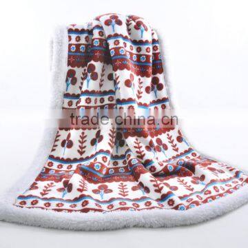 Cheap Knit Faux Fur Plush Fleece Throw Blanket Wholesale photo-2