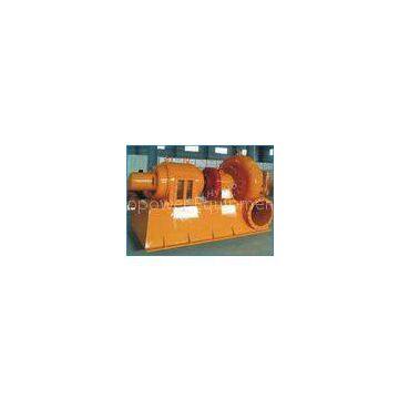 Yellow Horizontal Francis Hydro Turbine / Water Turbine Generator 200KW for Power Station