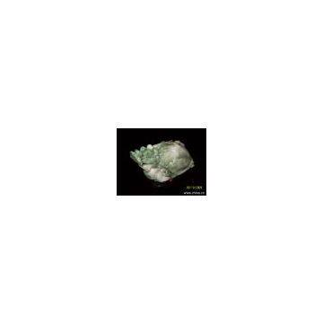 Jade Jadeite Turtle Dragon statue