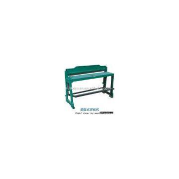 Foot manual shearing machine