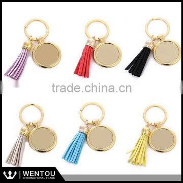 Wholesale Tiny Tassel Gold Keychain