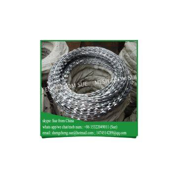 Factory wholesale galvanised concertina wire in rolls