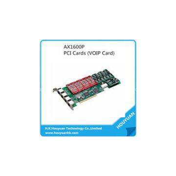 AX1600P 16 ports 16fxo or 16fxs Support Asterisk ,Freeswitch , TDM16P PCI16P PBX