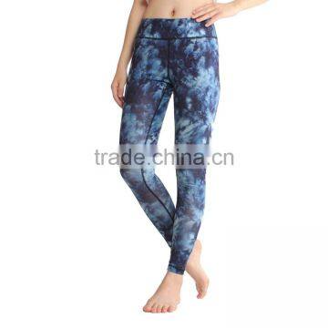 Royal Blue Printing Arder Outdoor Workout Pant Styles for Girls XS-XXL