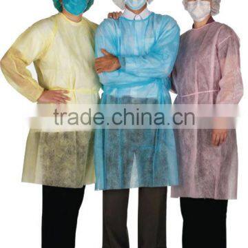 PP, SMS, non-woven fabric surgical gown with different color and size