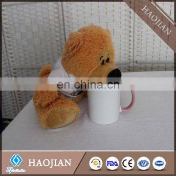 Cute Plush Teddy Bear With Polyester Printable T-shirt for Sublimation photo-5