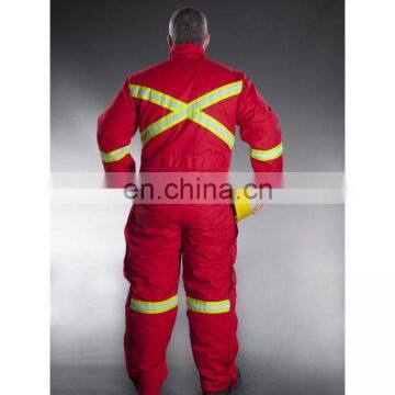 High Quality Cotton Cold Storage Freezer Suits Winter Coverall With Reflective Stripe photo-2